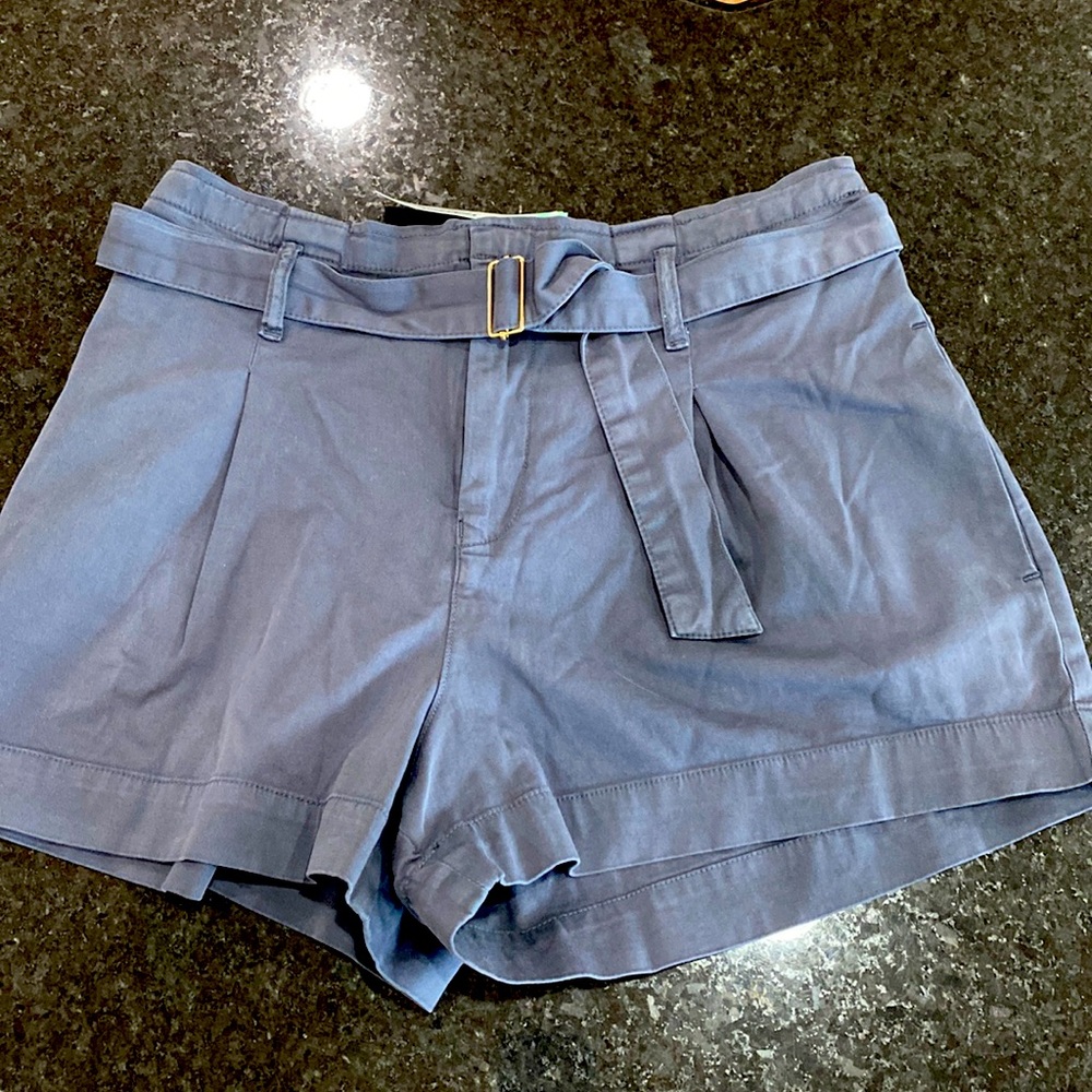 Womens Super High Rise belted short